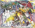 Bullfight 3 1934 1 cubism Pablo Picasso